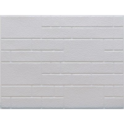 Impol Trade 3D OS30-K01 440 x 580 mm nepravidelný strukturovaný bílý 1ks – Hledejceny.cz