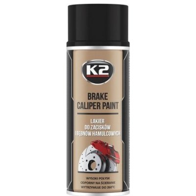 K2 lak na brzdové třmeny 400 ml černý | Zboží Auto