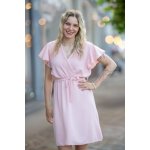 Letní šaty Anežka červená – Zboží Mobilmania