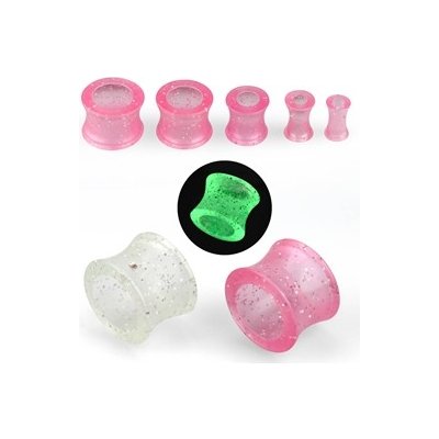 Piercingate tunel do ucha PTP00235 čirá – Zboží Dáma