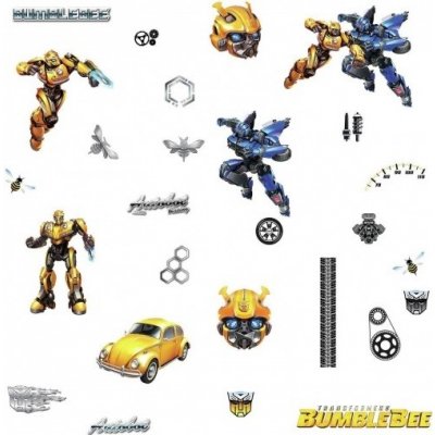 RoomMates Samolepka na zeď Transformers Bumblebee 91x44 cm – Zboží Mobilmania