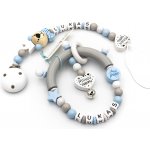 HappyKidsPraha Set Klip na dudlík a Chrastítko LING – Zboží Dáma