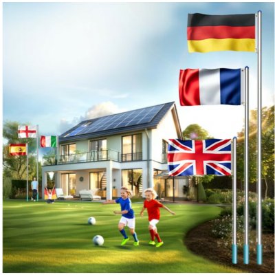 monzana® Vlajkový hliníkový stožár 650cm – Hledejceny.cz