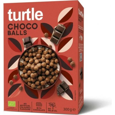 Turtle | Bio Cereálie Choco Balls 300 g – Zboží Dáma