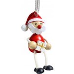 Krokido Santa s dárkem - dřevěná figurka na pružině – Hledejceny.cz