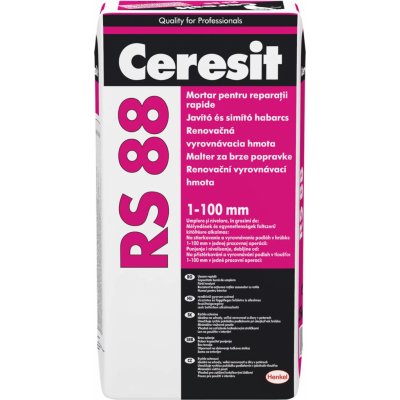 Renovační vyrovnávací hmota CERESIT RS 88 - 25 kg – Hledejceny.cz