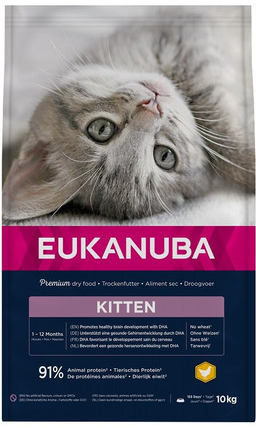Eukanuba Kitten All Breeds Healthy Start Chicken & Liver 10 kg