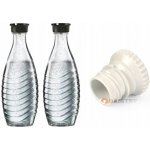 SodaStream Skleněná lahvička karafa 700 ml 2 ks s adaptérem Damtry – Hledejceny.cz