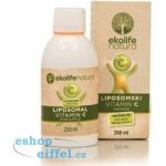 Ekolife Natura Liposomal Vitamin C ananas 750 mg 250 ml – Hledejceny.cz