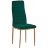 Jídelní židle MOB Antigone New smaragdová / dub