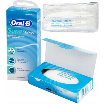 Oral-B Super floss 50 ks – Hledejceny.cz