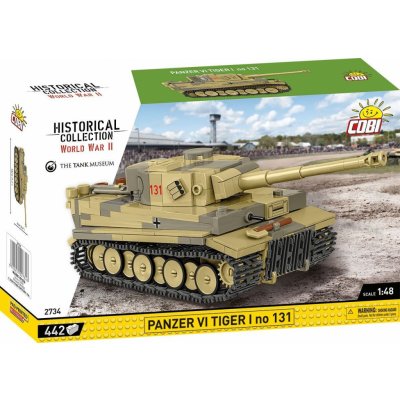 COBI 2734 World War II Německý tank Panzer VI TIGER I no 131 1:48 – Zboží Dáma
