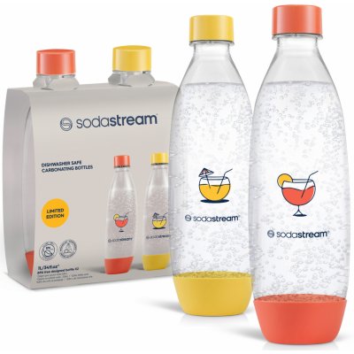 Sodastream Fuse Twinpack Orange/Yellow 1 l – Zbozi.Blesk.cz
