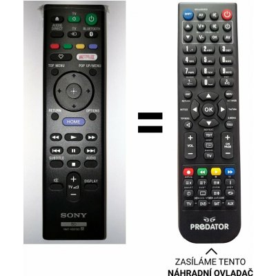 Dálkový ovladač Predátor Sony RMT-VB210D – Zboží Živě