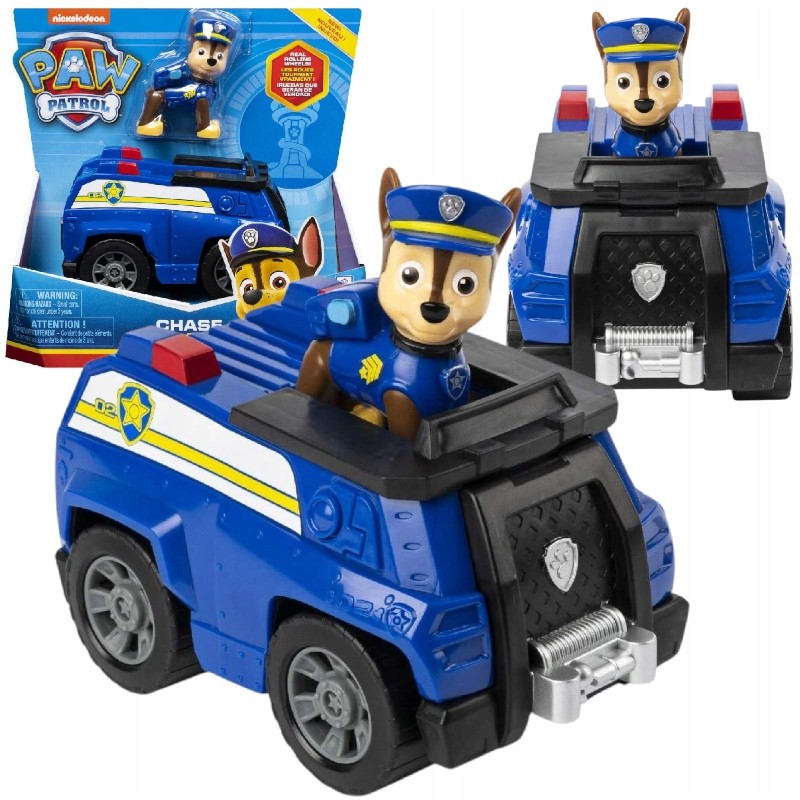 Spin Master Paw Patrol Tlapková Patrola Základní vozidlo s figurkou Chase