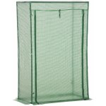 Outsunny S ocelovým rámem 100x50x150 cm zelený – Zboží Dáma