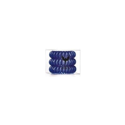 HH SIMONSEN Hair Cuddles Dark Blue 3ks - spirálové gumičky do vlasů - tmavě modré – Zboží Mobilmania