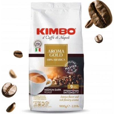 Kimbo Aroma Gold 100% Arabica 1 kg – Zbozi.Blesk.cz