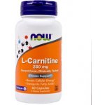 Now Foods Foods L-Carnitine CarniPure 250 mg 60 kapslí – Hledejceny.cz
