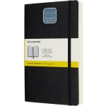 Moleskine L expanded měkké desky čtverečkovaný černý – Zboží Dáma
