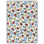 Nažehlovací záplaty s potiskem velké - domečky - sáček – Sleviste.cz