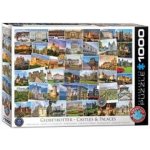 EuroGraphics Světoběžník Hrady a zámky 1000 dílků – Zboží Dáma