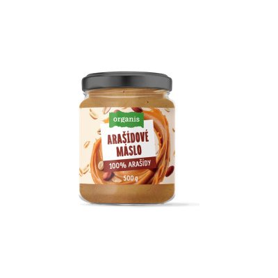 Organis Arašídové máslo 500g – Zboží Mobilmania