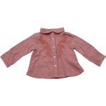 CANADA HOUSE Dětská košile s výšivkou růžová