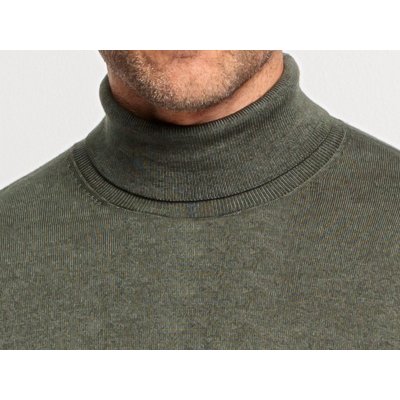 Olymp luxusní rolák z vlny merino tmavě zelený – Hledejceny.cz