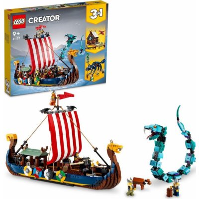 LEGO® Creator 31132 Vikingská loď a mořský had od 2 047 Kč - Heureka.cz