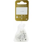 Gerd Rodermund Porcelánové srdce Hvězdné kouzlo, bílé, 4x4x0,8 cm – Hledejceny.cz