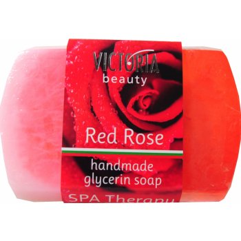 Victoria Beauty glycerinové mýdlo Rudá růže 70 g