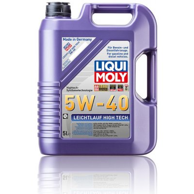 Liqui Moly 2328 Leichtlauf High Tech 5W-40 5 l – Zboží Mobilmania