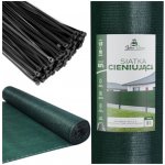 John Green Stínící tkanina na plot BASIC zelená 1,5x10 metrů 70 g/m2 62% stínění – Sleviste.cz