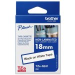 Brother TZe-N241 bílá černá 18mm – Zboží Dáma