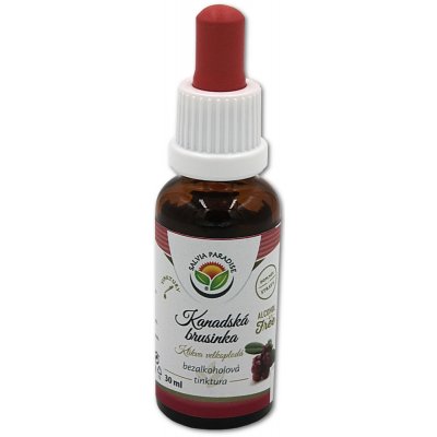Salvia Paradise Kanadská brusinka lyofilizovaná AF tinktura 30 ml – Hledejceny.cz