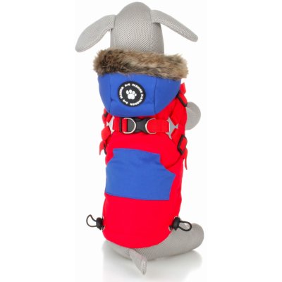 Vsepropejska Ronald zimní bunda pro psa s postrojem – Zboží Mobilmania