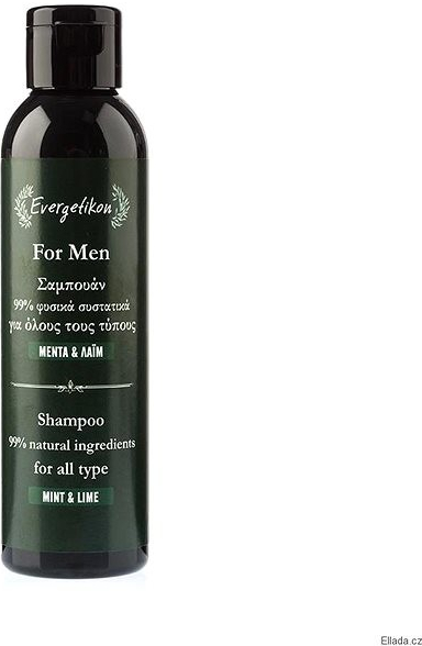 Evergetikon Přírodní vlasový šampon pro muže s mátou a limetkou 150 ml