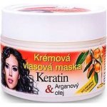 Bione Cosmetics Bio Keratin arganový olej krémová vlasová maska 260 ml – Zboží Dáma