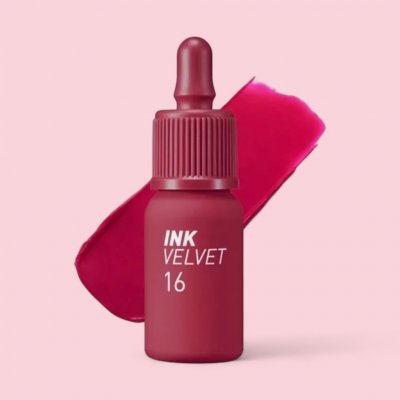 Peripera Ink Velvet Tint na rty 16 Heart Fuchsia Pink 4 g – Zboží Dáma