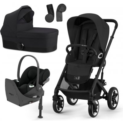 Cybex Talos 2023 sada Classic 5v1 Talos S Lux + Cot S + Cloud T + Base T Moon Black