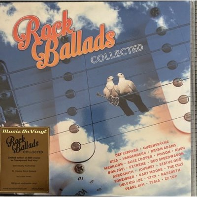 Music On Vinyl Universal ROCK BALLADS COLLECTED - TRANSPARENT RED VINYLS LP