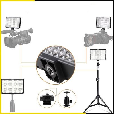 Nazar-Shop s.r.o. Foto LED světlo, Sada 2ks s příslušenstvím – Zboží Živě