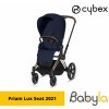 Korba a sedačka ke kočárku Cybex nástavba Priam Seat Pack Plus Midnight Blue