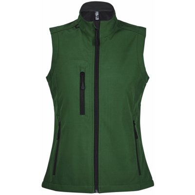 Sols dámská softshellová vesta Rallye Women 46801264 Bottle green – Hledejceny.cz