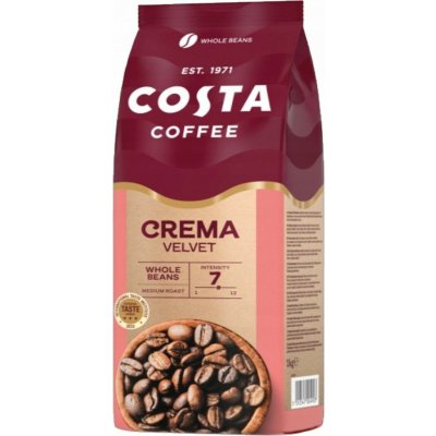 COSTA COFFEE CREMA VELVET 7 zrnková 1 kg – Hledejceny.cz