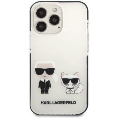 Pouzdro Karl Lagerfeld TPE Karl and Choupette iPhone 13 Pro White – Zbozi.Blesk.cz