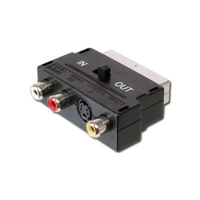 Redukce SCART IN-OUT/3xCINCH + SVHS – Zboží Živě