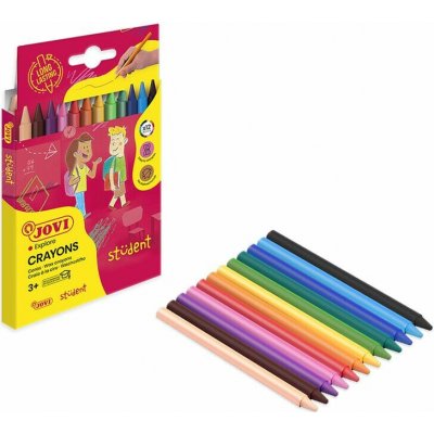 Voskovky Plasticolor JOVI kulaté 12 ks – Zboží Dáma