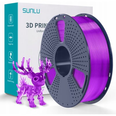 Sunlu PLA+ 1.75mm 1kg Purple Transparent / Fialová Transparentní – Zboží Živě